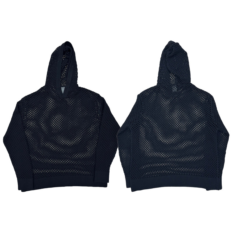 Number (N)ine SS04 Dream Baby Mesh Hoodie Mesh Hooded Sweatshirt Hoodie
