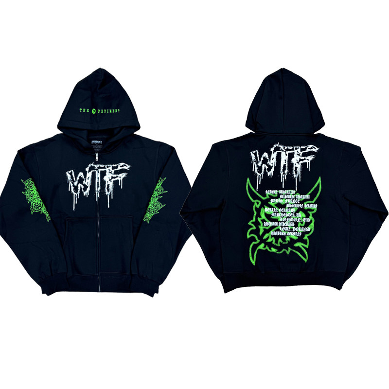 Ken Carson WTF tour merch hoodie venue limited print hooded sweatshirt hoodie