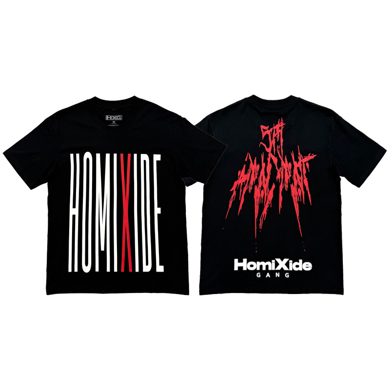 Homixide Gang Long Letter Tee - Boxfest Exclusive Limited Short Sleeve T-Shirt