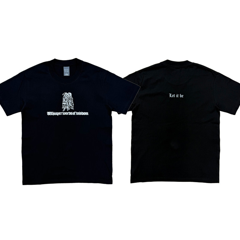 Number Nine AW02 Whisper Words of Wisdom Tee Short Sleeve T-Shirt