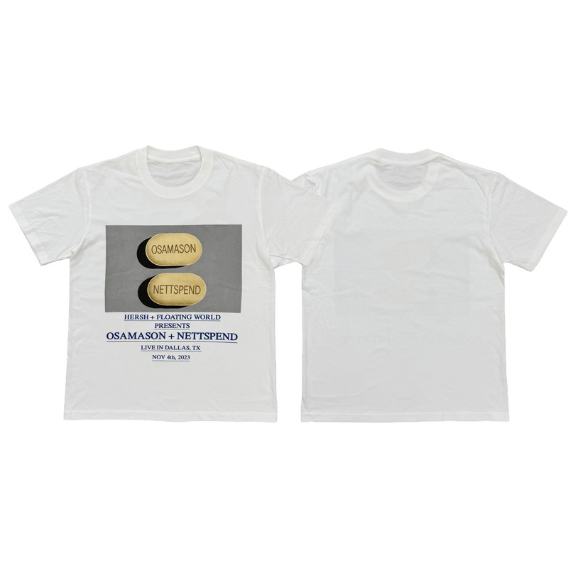 Osamason X Nettspend Dallas Exclusive Tee pill limited short-sleeved T-shirt