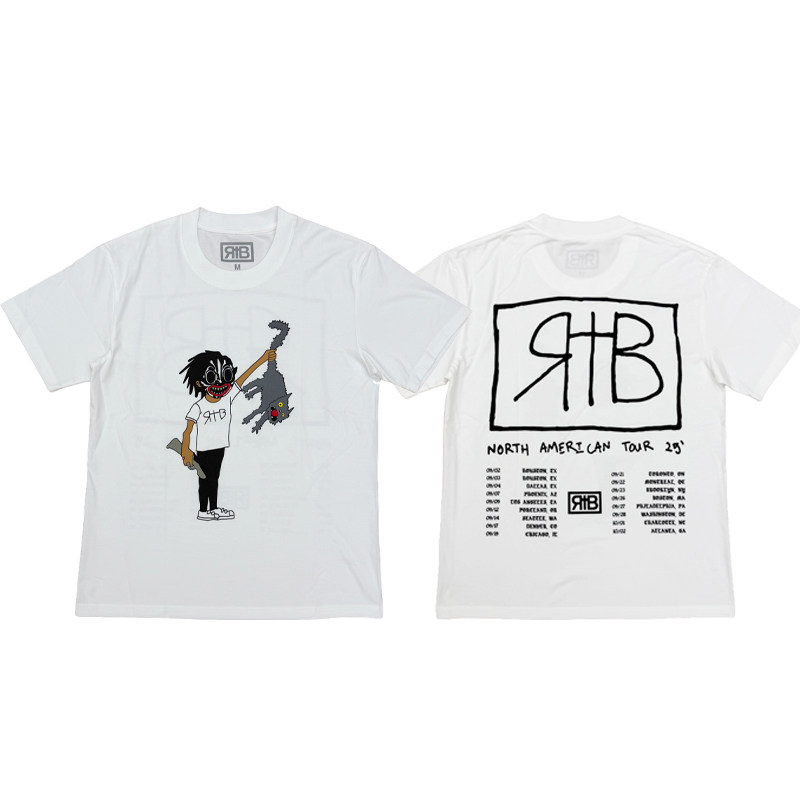 kk11CHE REST IN BASS TOUR MERCH SNEAK PEAK TEE limited short-sleeved T-shirt