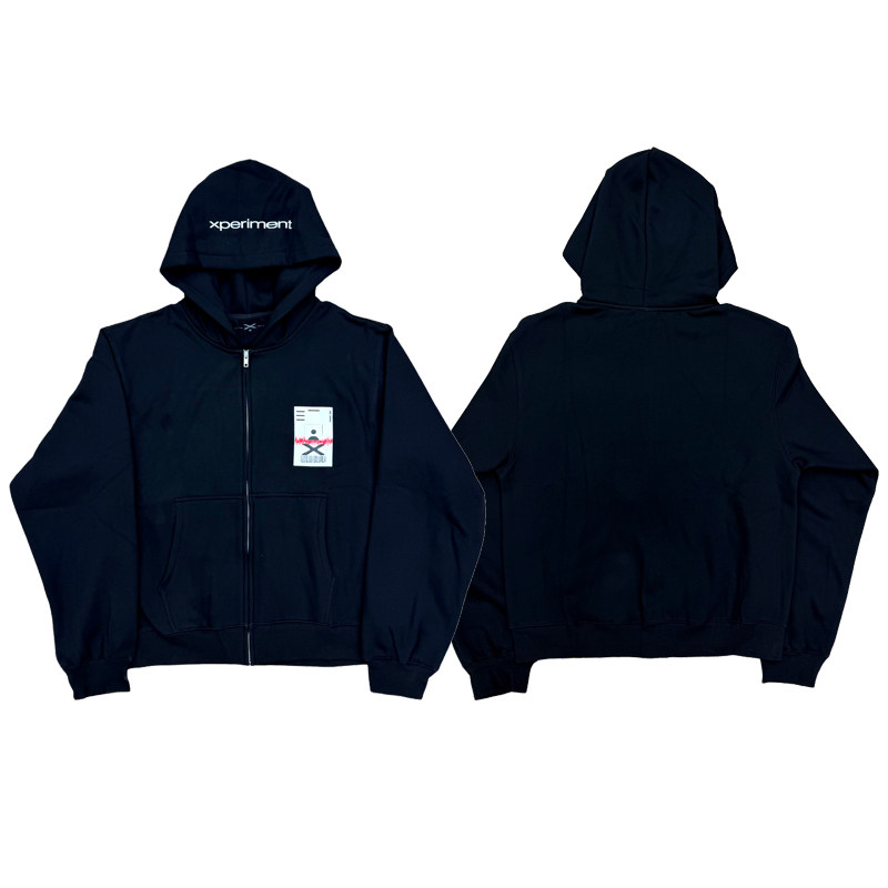 Ken Carson XPERIMENT KEYCARD ZIP-UP venue limited hooded sweatshirt jacket hoodie