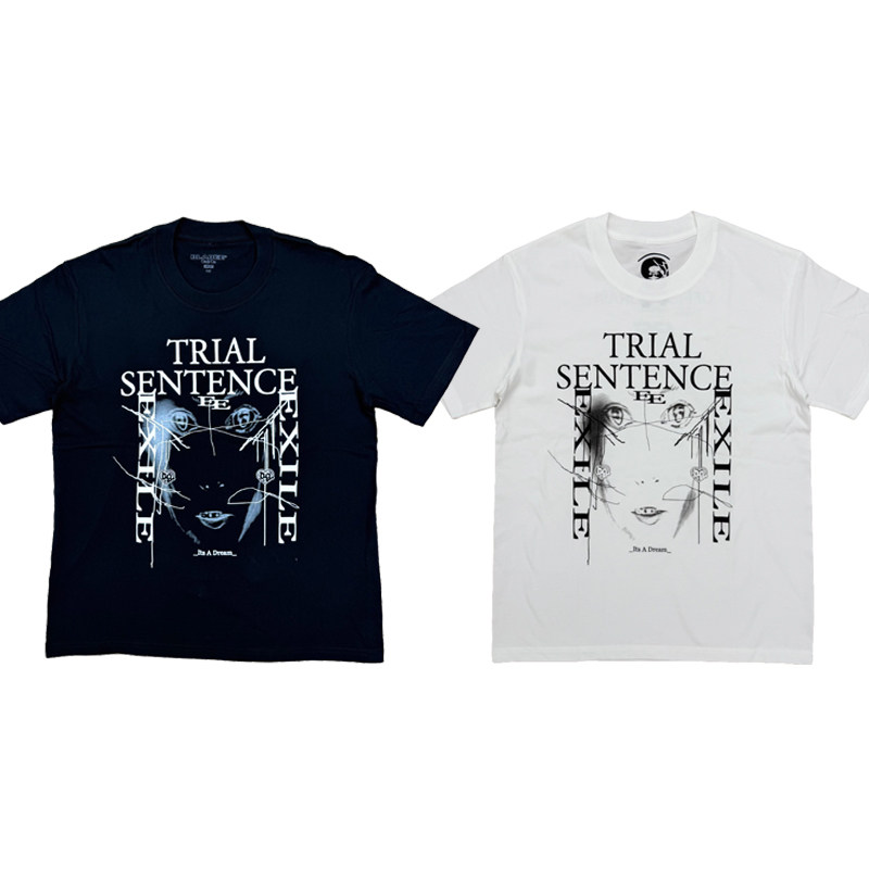 Drain Gang Bladee Trial Sentence Tee venue limited printed short-sleeved T-shirt