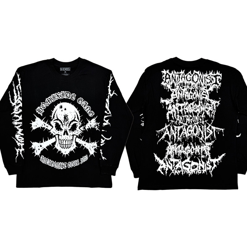 Homixide Gang ANTAGONIST 2.0 TOUR LongSleeve printed long-sleeved T-shirt