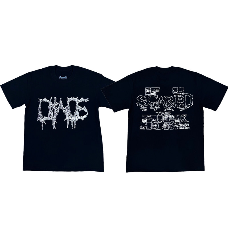 Ken Carson Chaos Tour If U Scared Tee tour will release limited-edition short-sleeved T-shirts