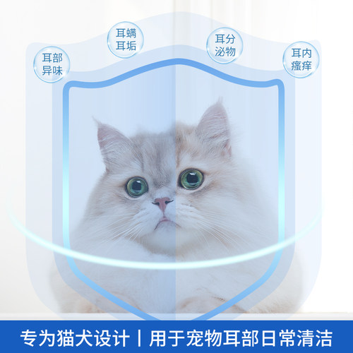 宠物耳螨清洁液猫咪狗狗专用洗耳药耳臭除耳炎真菌感染杀菌滴耳液 - 图2