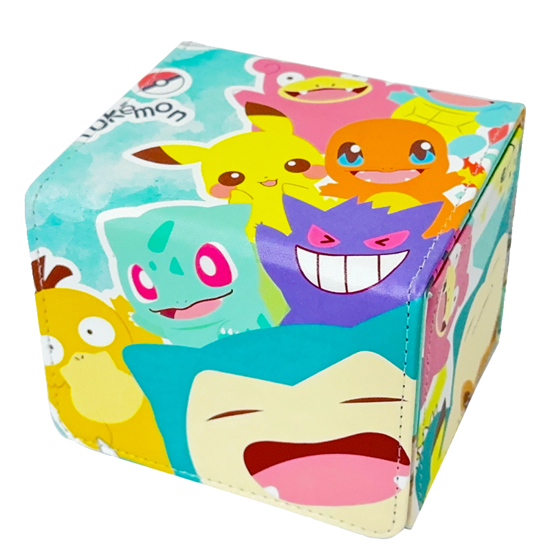 宝可梦卡盒小精灵皮质牌盒PTCG万智牌diy桌游WS大容量卡牌收纳盒 - 图3