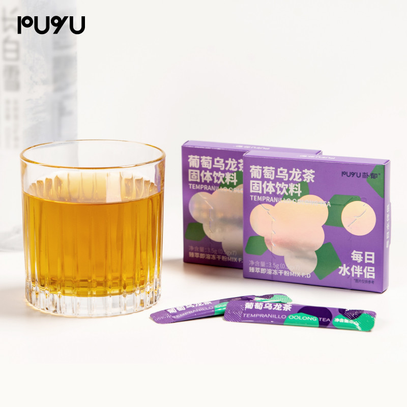 PUYU朴郁每日水伴侣葡萄乌龙冻干茶