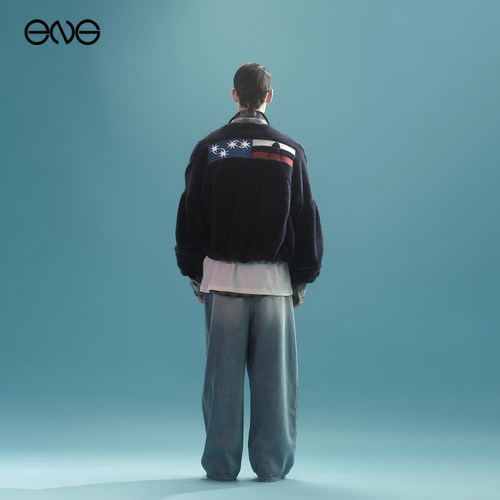 【明星同款】Anomalies Department拼接拉链外套新品TWS威神V组合 - 图3