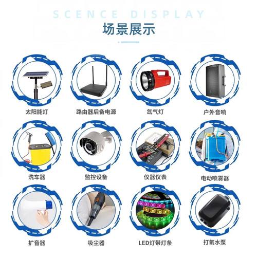 12V锂电池组大容量聚合物20ah蓄电瓶12伏户外充电灯带音响LED灯箱 - 图2