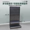 Black thickened supermarket hole board shelf multi-layer camping equipment storage internet celebrity household rack