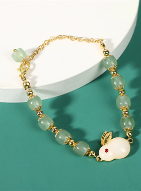 新金枝玉叶手链月亮闺蜜手串