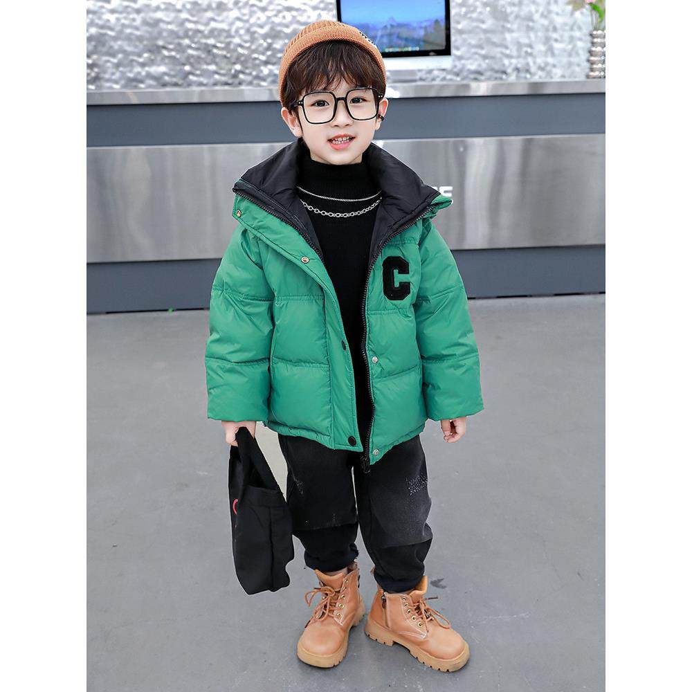 儿童羽绒服男童冬装保暖外套2025新款韩范小童宝宝加厚白鸭绒棉袄,淘宝优惠券,粉丝福利购,淘宝优惠卷