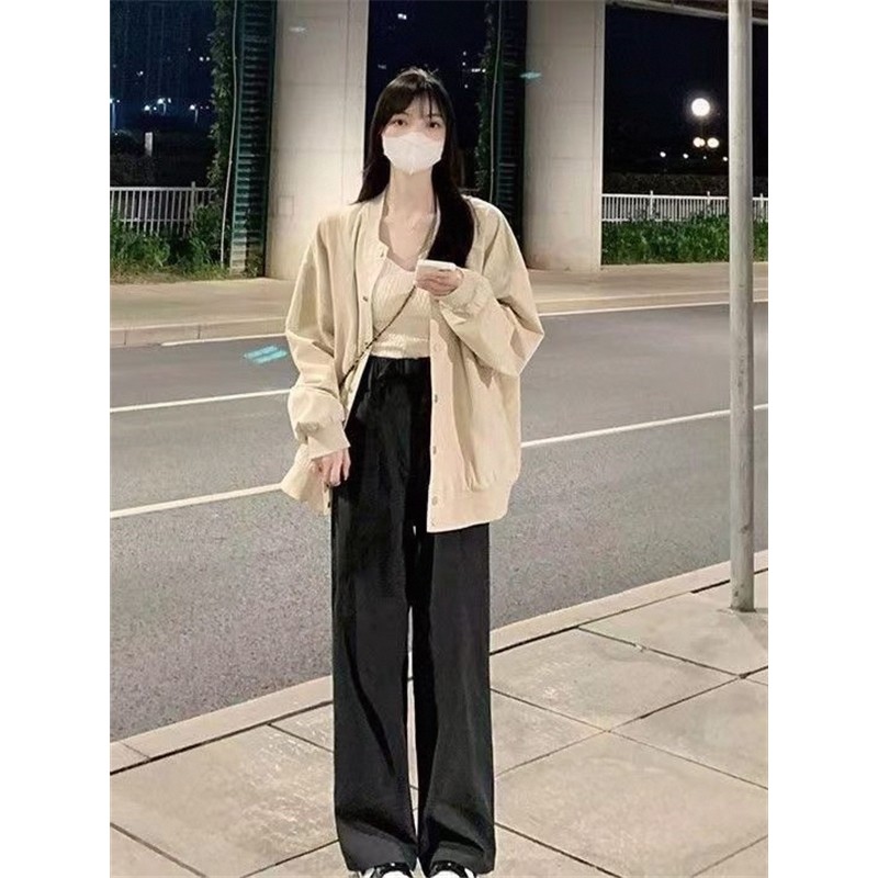 外套女2026年春秋款新款百搭小个子灯芯绒拼接美式复古棒球服夹克,淘宝优惠券,粉丝福利购,淘宝优惠卷