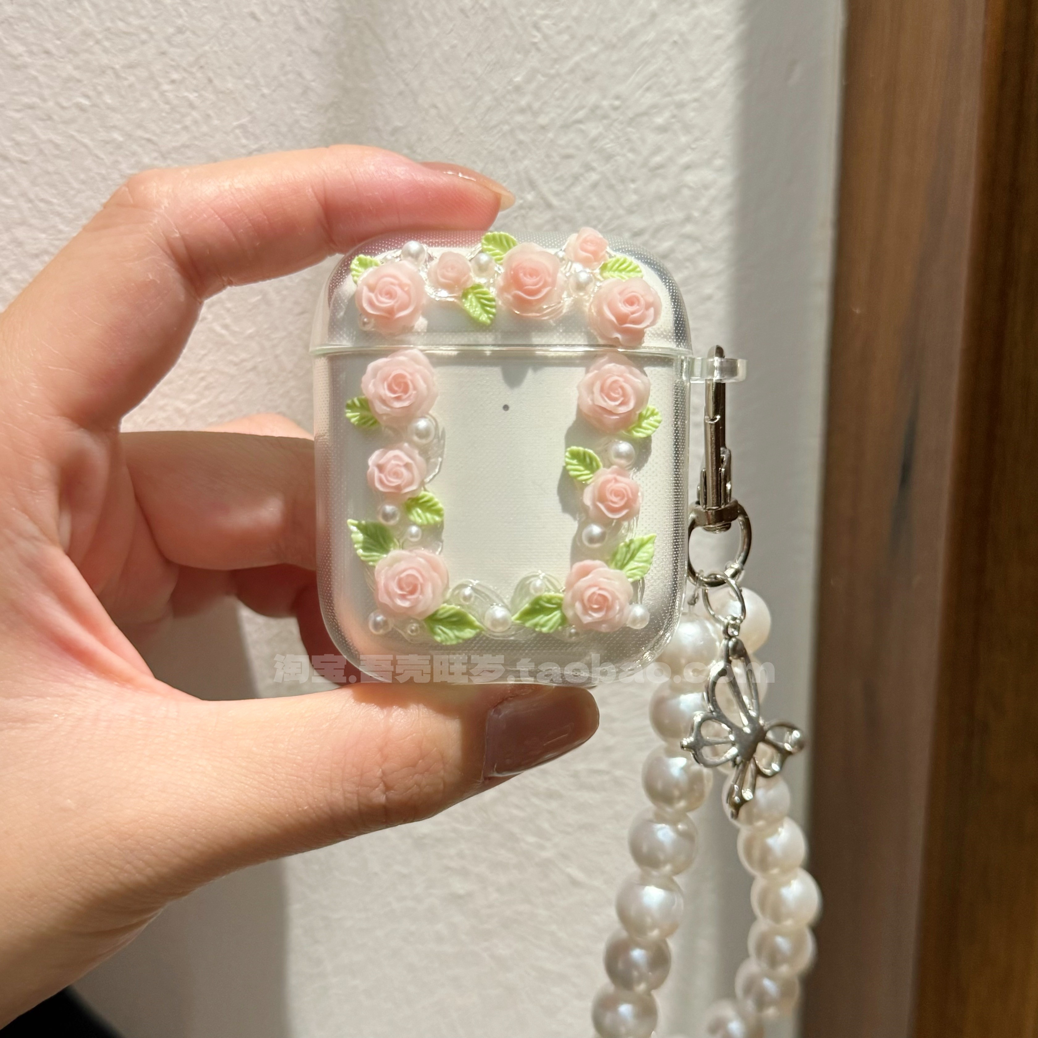 蔷薇花适用漫步者花再magicanc保护套evoair耳机壳zeroair日系n2可爱TO-U3少女lollipro5 x1evo lolli3anc - 图1