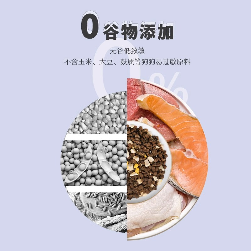 汪爸爸狗粮鲜肉无谷全价全期小型幼犬成犬大型犬金毛边牧奶糕冻干