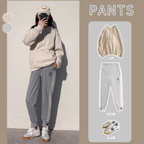 Pregnant Woman Pants Fashion Autumn style Lean Embroidered Close-up Movement Adjustable of Abdominal Pants Ji
