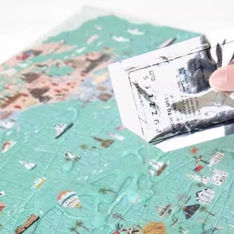 拼图专用胶水1000片成人裱框颜色隐形保护固定透明快干持久送刮板,淘宝优惠券,粉丝福利购,淘宝优惠卷