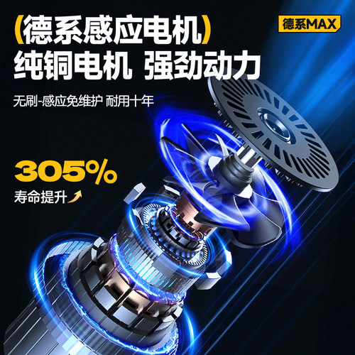 洗车机220v高压水枪家用水泵2025新款强压力大功率清洗增压地神器 - 图0