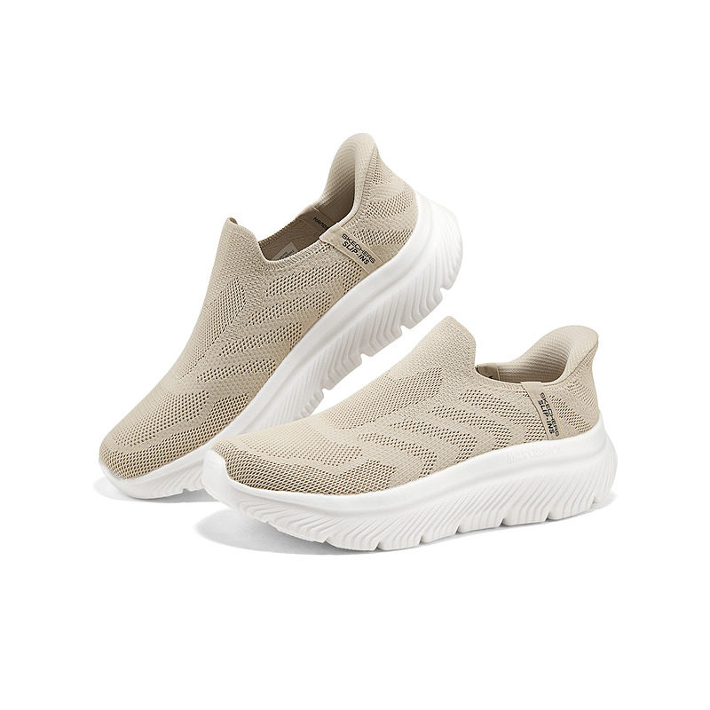 斯凯奇闪穿鞋|2025新款春男鞋一脚蹬健步鞋透气网面鞋休闲运动鞋,淘宝优惠券,粉丝福利购,淘宝优惠卷