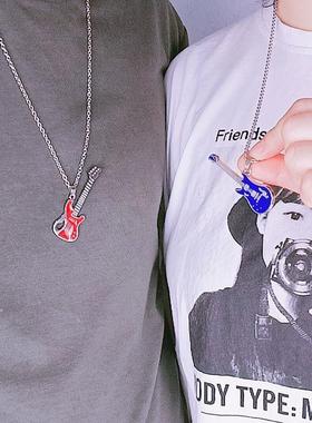 吉他挂件小饰品古筝钥匙扣乐器电吉他模型创意钥匙链迷你个性饰品