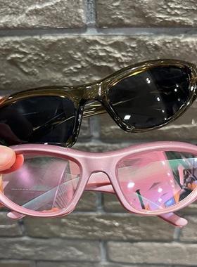 紫粉色墨镜欧美辣妹出街千禧Y2K韩版太阳眼镜复古高级感ins太阳镜