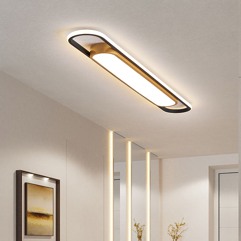 超薄走廊过道灯吸顶灯现代简约LED长条卧室阳台灯入户玄关灯具,淘宝优惠券,粉丝福利购,淘宝优惠卷