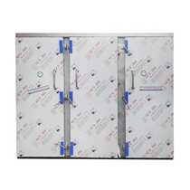 Large Steam Room 5 min Upper Gas Stainless Steel Electrical Dual-use Steam Room Steam Box 108 Pan Three Doors Steam Box