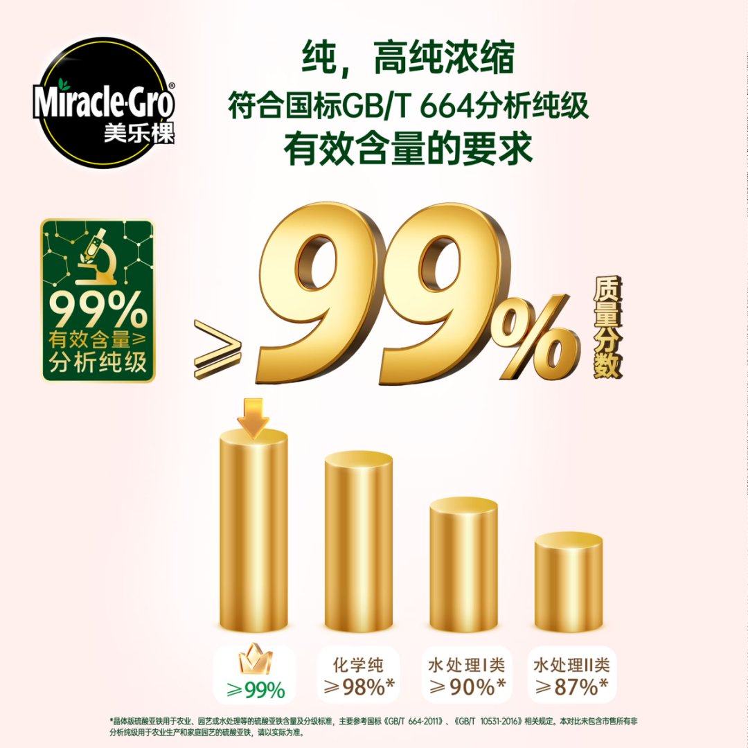 美乐棵高纯版硫酸亚铁绿叶植物专用喜酸栀子茶花肥料缺铁水溶肥,淘宝优惠券,粉丝福利购,淘宝优惠卷