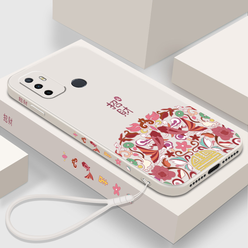 适用中国风oppoA32手机壳女生oppo a35软壳直边液态硅胶a32的外壳镜头全包a35套防摔oppa机opa女a23潮pefm00-图0