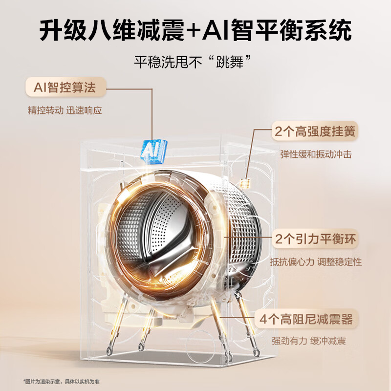 海尔【超越4.0系列58E】11公斤滚筒洗衣机全自动大容量薄机身,淘宝优惠券,粉丝福利购,淘宝优惠卷