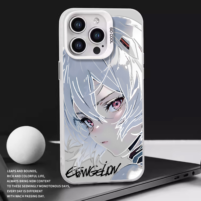 绫波丽手机壳eva适用opporeno11一加12明日香14/findx8s/13/10pro新款1+ace2v小众高级感9二次元7防摔6动漫5 - 图0