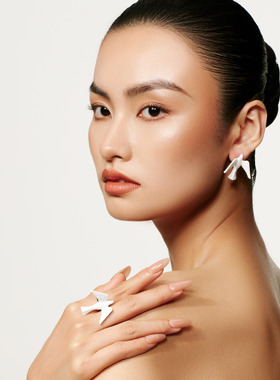 MOH珐琅复古浪漫立体飞鸟女戒