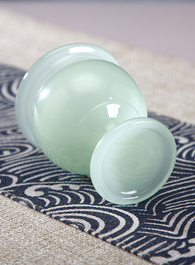 佛前供杯琉璃玉石供酒杯供佛杯观音圣水杯家用佛堂小摆件佛具用品