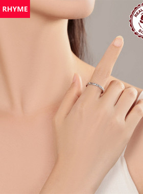 跨境现货批发S925纯银不规则纹理