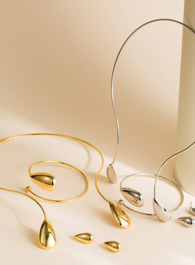 跨境新款创意简约小众设计金属极