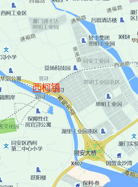厦门市同安区地图2025年行政区划市区主城区街道交通地图图片素材