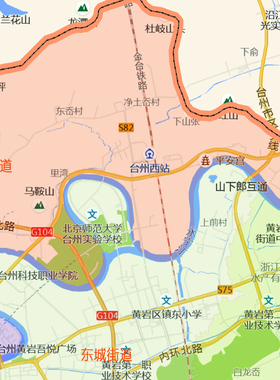 台州市黄岩区地图2025年行政区划市区主城区街道交通地图图片素材