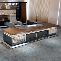 New Chinese Boss Table Brief About Modern President Desk High-end Chairman Bantai Office Furniture Table And Chairs Complete