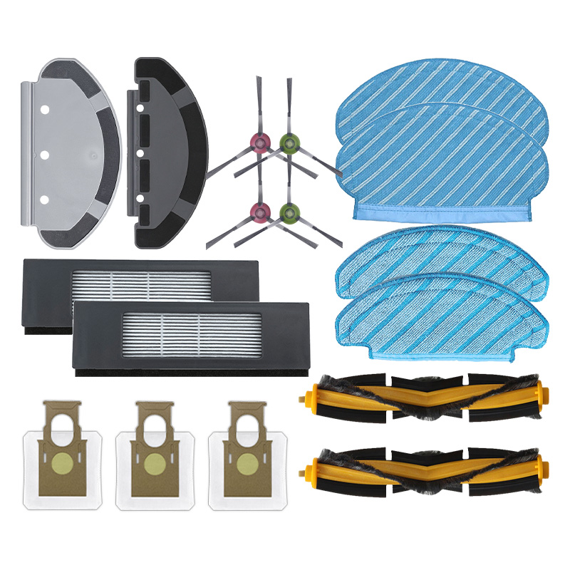 适配科沃斯YEEDI一点K780扫地机 K781+配件滚刷滤芯抹布边刷尘袋 - 图3