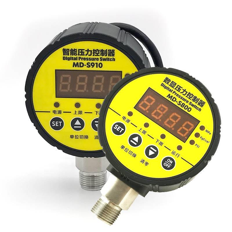 上海铭控智能压力控制器电子数显压力表空压机开关水气压MD-S910 - 图1