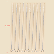 Upscale straw brushed baby bottle brushed suit plus coarse lengthened baby straw cup brushed pacifier cleaning slender cleaning