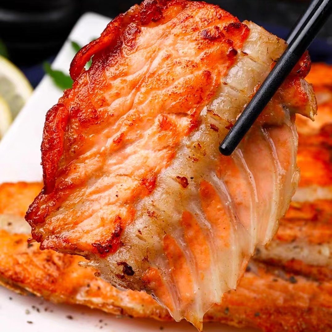 三文鱼排新鲜三文鱼排骨鱼骨海鲜烧烤三文鱼边角料切段 - 图3