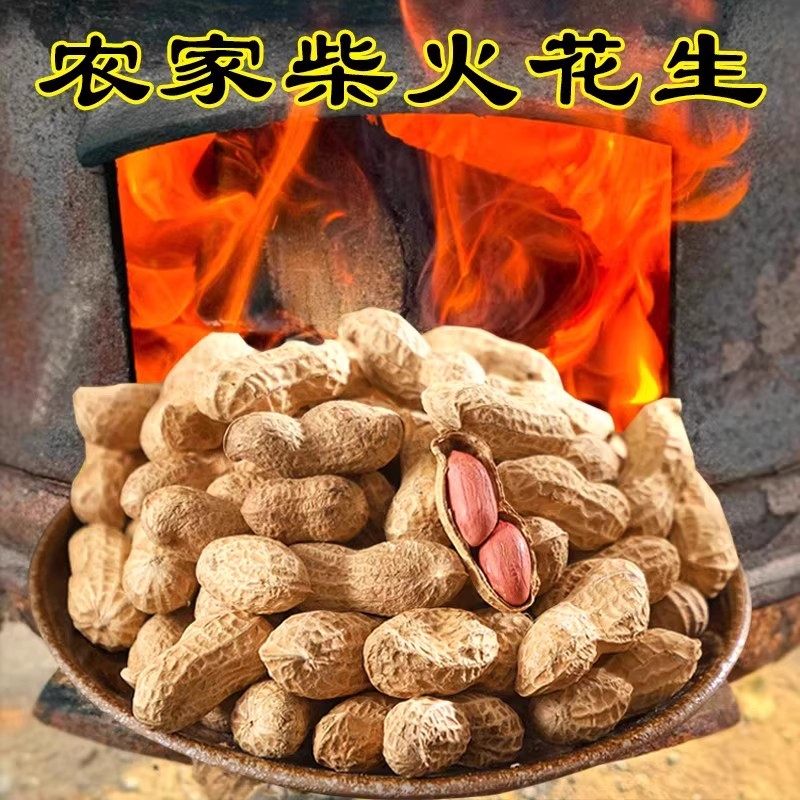 农家铁锅炒花生带壳熟原味柴火瓜子花生炒货大全零食小吃休闲食品,淘宝优惠券,粉丝福利购,淘宝优惠卷