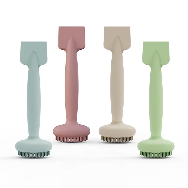 双头硅胶洁面刷清洁面膜刷柔软洁面仪手柄洗脸刷泥膜涂抹式美妆刷,淘宝优惠券,粉丝福利购,淘宝优惠卷