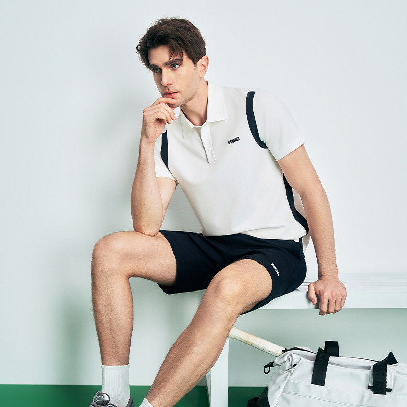 KSWISS盖世威男POLO衫 新款舒适运动潮流短袖T恤网球服1011628,淘宝优惠券,粉丝福利购,淘宝优惠卷