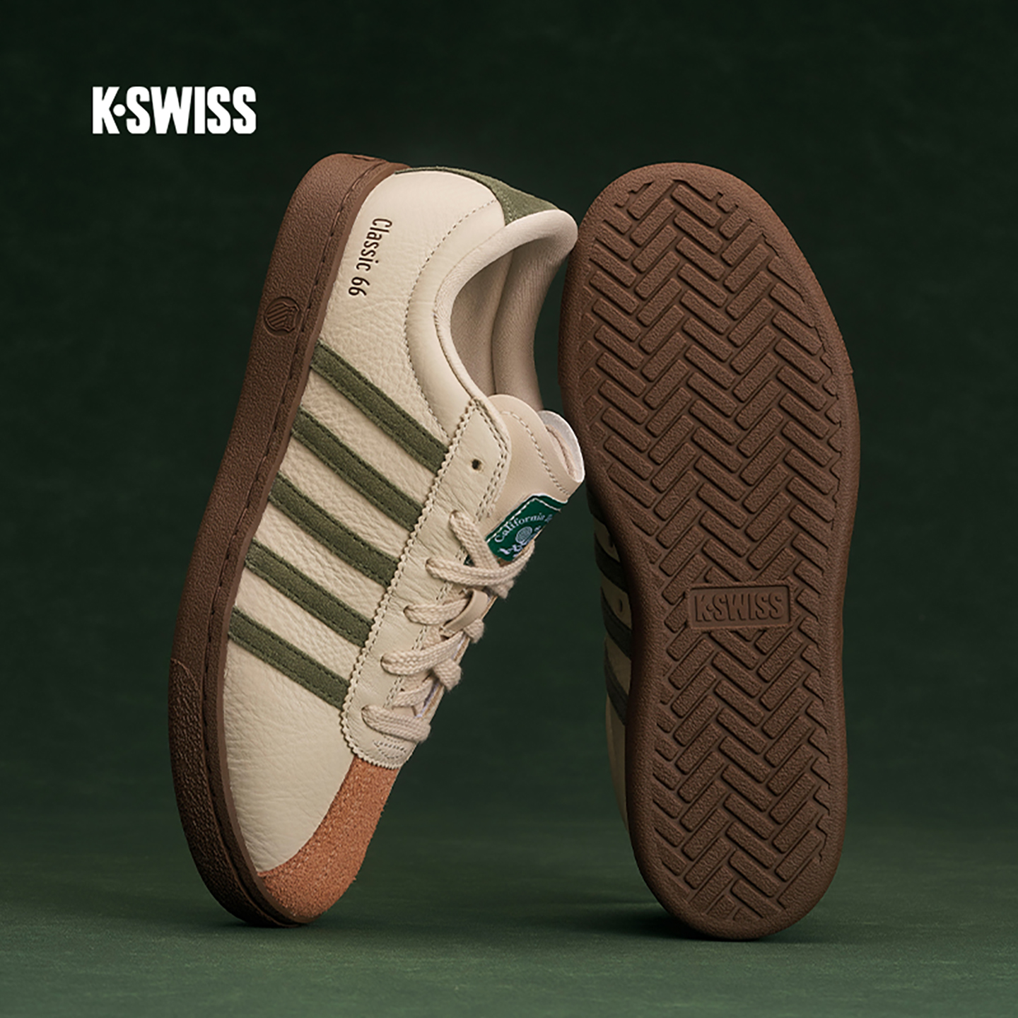 【NewClassic66】KSWISS盖世威板鞋女德训鞋小白盾男鞋休闲运动鞋
