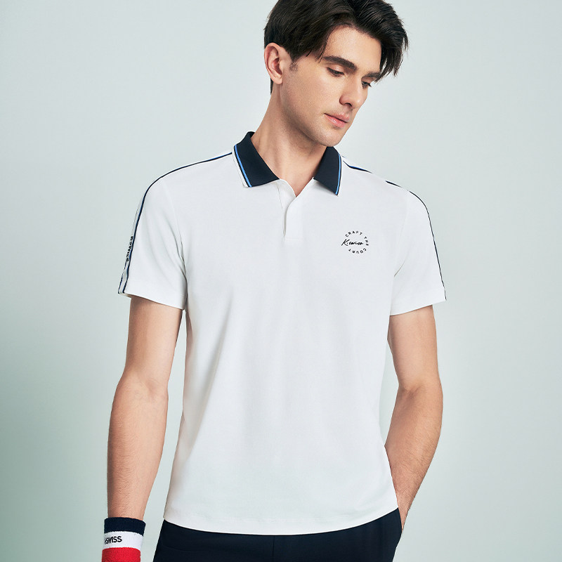 KSWISS盖世威男POLO衫 新款凉感舒适百搭运动短袖网球服 1011555,淘宝优惠券,粉丝福利购,淘宝优惠卷