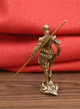 黄铜齐天大圣孙悟空摆件桌